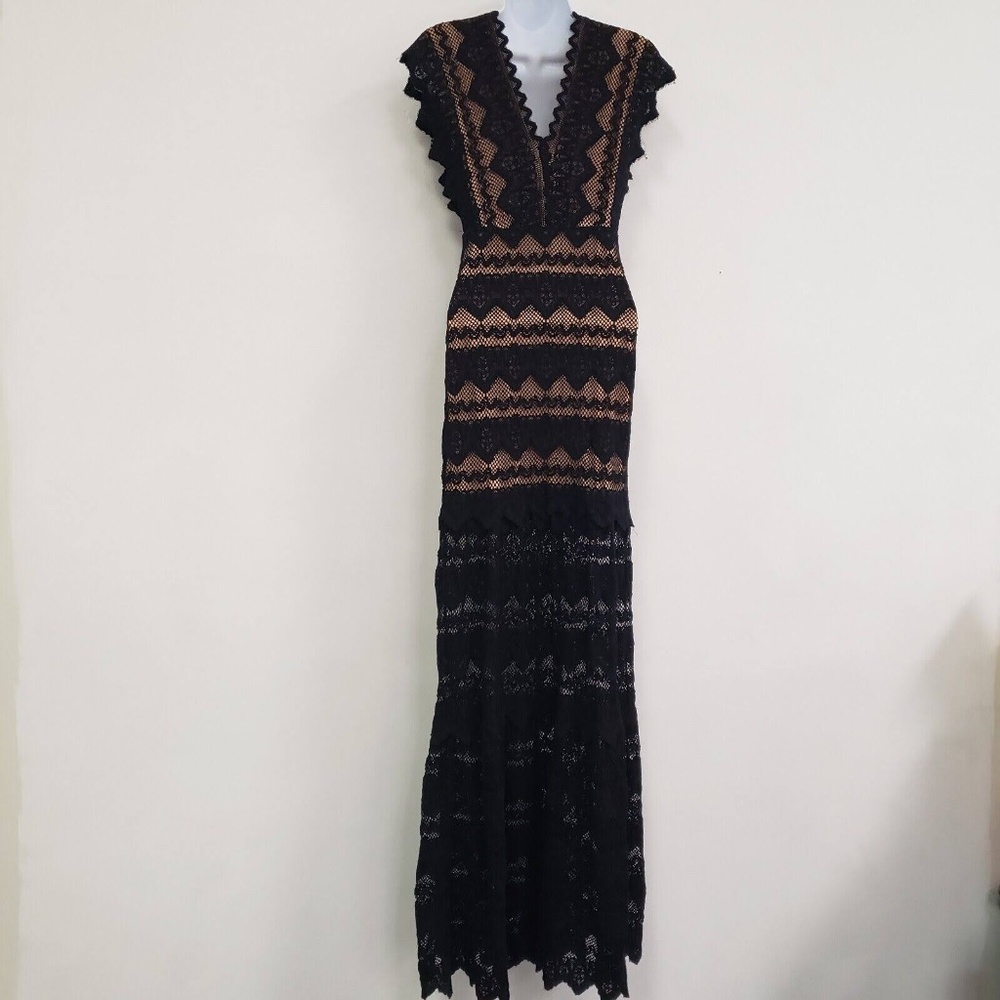 Nightcap Clothing Black Lace Maxi Dress - Picture 10 of 10